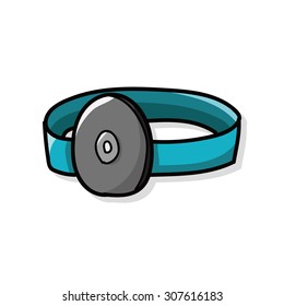 Stethoscope color doodle