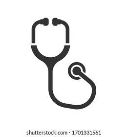 Stethoscope, doctor Icon, vector graphics