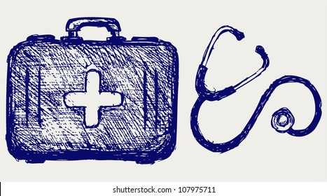 Featured image of post First Aid Kit Drawing Realistic First aid kits are just for administering temporary first aid relief and are not meant to fully treat a condition
