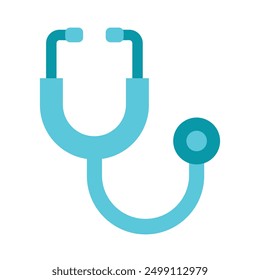 Stethoscope Flat Icon Design For Personal nad Commercial Use