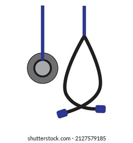 stethoscope graphic design, vector illustration, illustration for the medical world