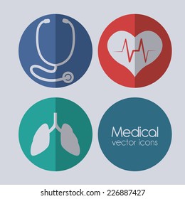stethoscope graphic design , vector illustration