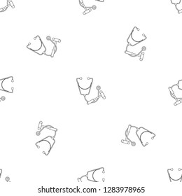 Stethoscope hammer icon. Outline illustration of stethoscope hammer vector icon for web design isolated on white background