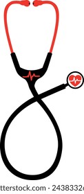 Stethoscope Heart Digital EPs Vector graphics File