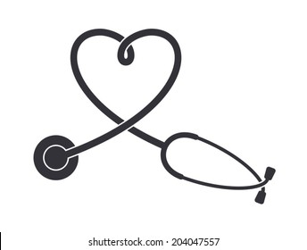 Stethoscope with Heart Shape - Free Vectors, Icons, Logos and More
