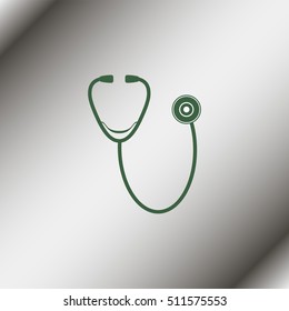 Stethoscope Icon.