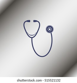 Stethoscope Icon.