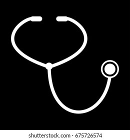 Stethoscope icon .