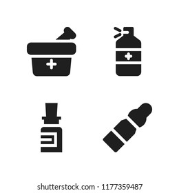 stethoscope icon. 4 stethoscope vector icons set. medicine and health care icons for web and design about stethoscope theme