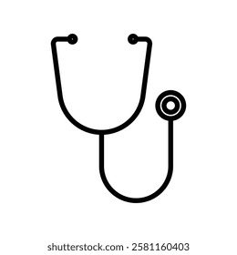 Stethoscope icon Art design illustration