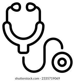 Icono de estetioscopio puede utilizarse para uiux, etc