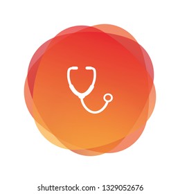 STETHOSCOPE ICON CONCEPT