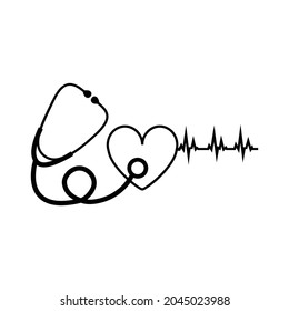 Stethoscope icon  design graphics vector