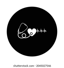 Stethoscope icon  design graphics vector