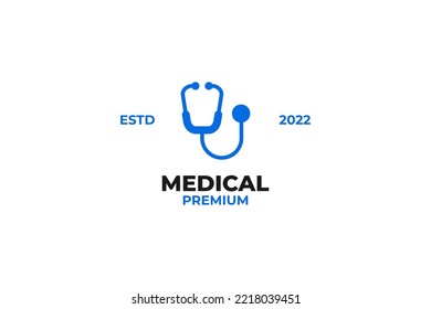 Stethoscope icon design. health and medicine logo template illustration