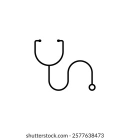 stethoscope icon design, illustration design