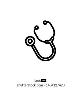 Stethoscope icon, design inspiration vector template for interface and any purpose