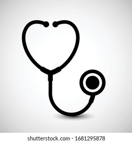 Stethoscope icon design. medical care symbol vector. eps 10