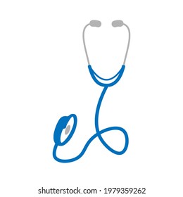 Stethoscope icon design template vector illustration isolated