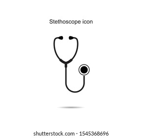 Stethoscope icon design vector illustration graphic on background