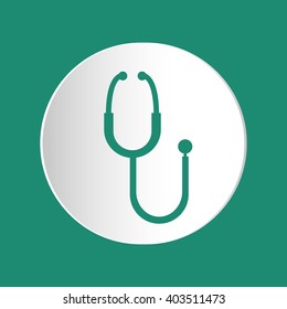 stethoscope icon design , vector illustration