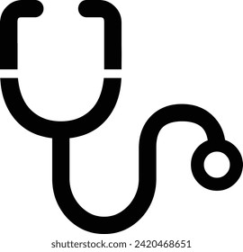 Stethoscope icon. Doctors stethoscope sign
