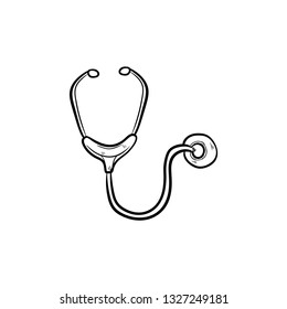 Stethoscope Icon Doodle Vector 