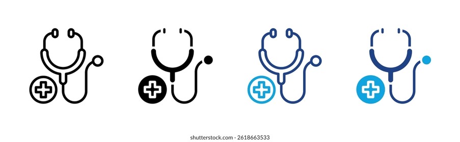 Stethoscope Icon Element For Design
