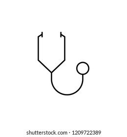 stethoscope icon. Element of medicine for mobile concept and web apps icon. Thin line icon for website design and development, app development. Premium icon