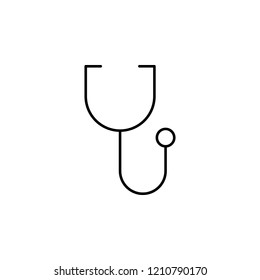 stethoscope icon. Element of simple web icon. Thin line icon for website design and development, app development. Premium icon
