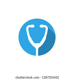 Stethoscope icon graphic design template vector isolated