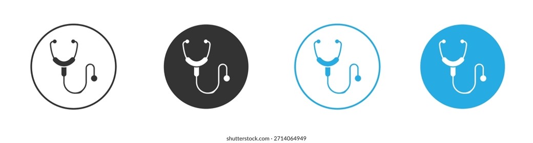 Stethoscope icon. Graphic icon design template