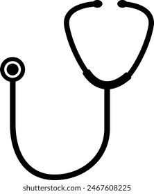Stethoscope icon, Healthcare Symbol, Medical sign, Medical Stethoscope, Health Care Device