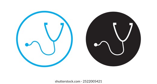 stethoscope icon. Healthcare stethoscope vector.