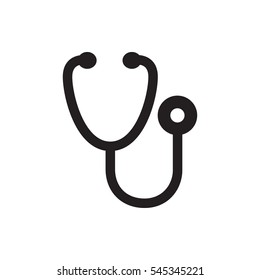 stethoscope icon illustration isolated vector sign symbol