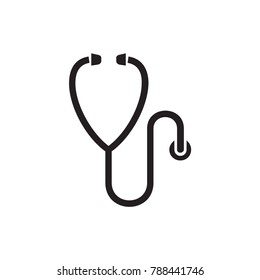 stethoscope icon illustration isolated vector sign symbol