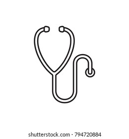 stethoscope icon illustration isolated vector sign symbol