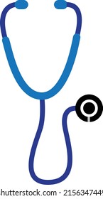 Stethoscope icon illustration. Vector. with white background