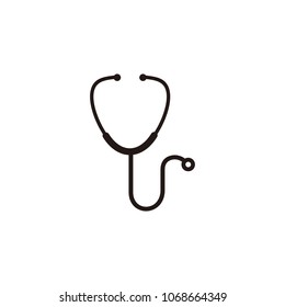 Stethoscope icon isolated on a white background