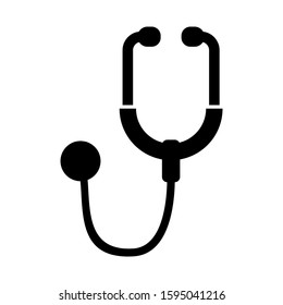 stethoscope icon isolated sign symbol vector illustration - high quality black style vector icons
