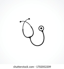 stethoscope icon. isolated vector element