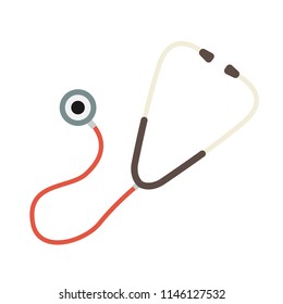 	
stethoscope icon isolated vector illustration on white transparent background