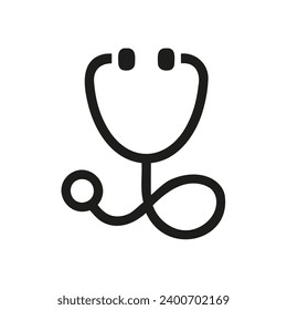 stethoscope icon isolated. Vector illustration