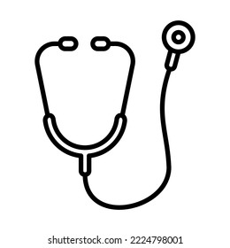 Stethoscope Icon Logo Design Vector Template Illustration Sign And Symbol Pixels Perfect
