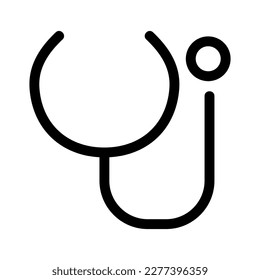 stethoscope icon or logo isolated sign symbol vector illustration - high quality black style vector icons
