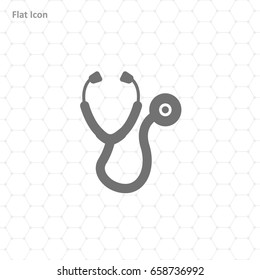 Stethoscope Icon - Medical & Health Care Symbol