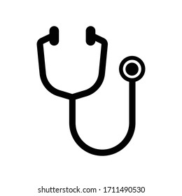 stethoscope icon medical isolated vector