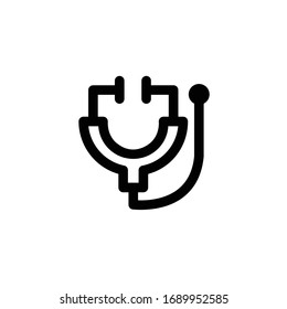 Stethoscope Icon , Medical Symbol.