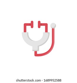 Stethoscope Icon , Medical Symbol.