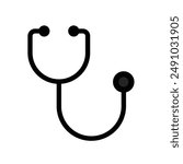 Stethoscope icon. stethoscope medical tool icon. stethoscope symbol for healthcare design